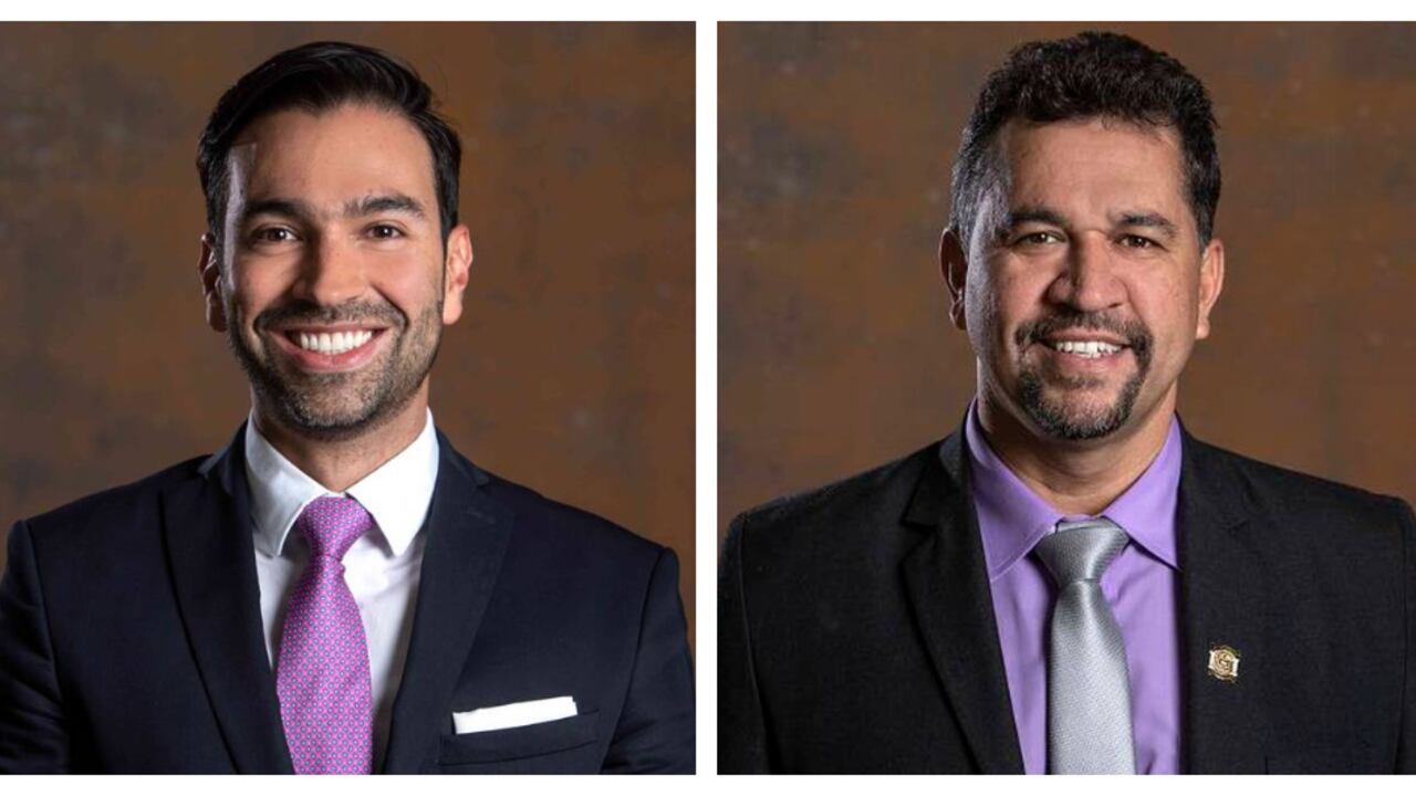 Mauricio Toro y León Fredy Muñoz, representantes de la Alianza Verde.