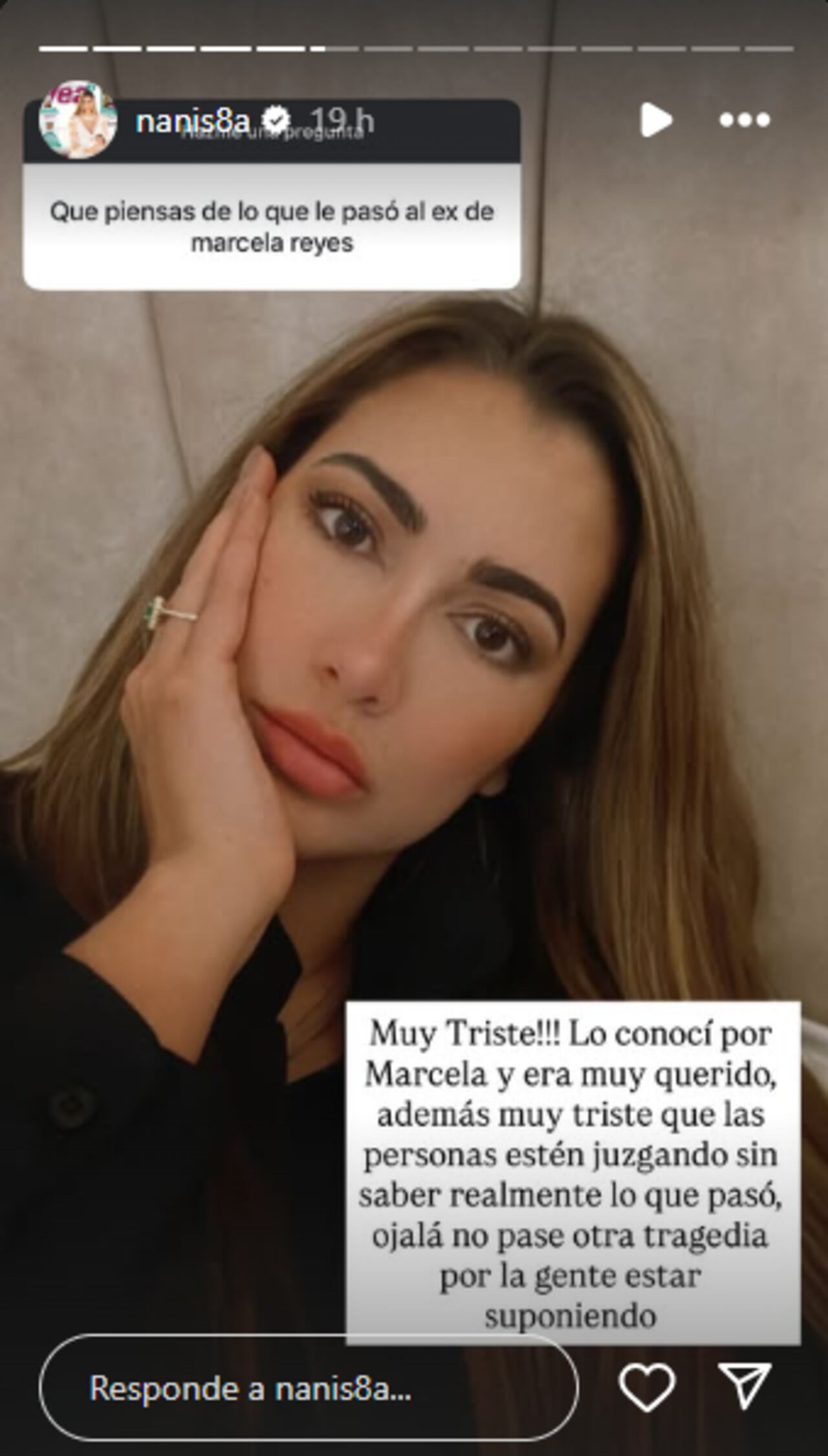 El pronunciamiento de Nanis Ochoa frente al fallecimiento de B King.