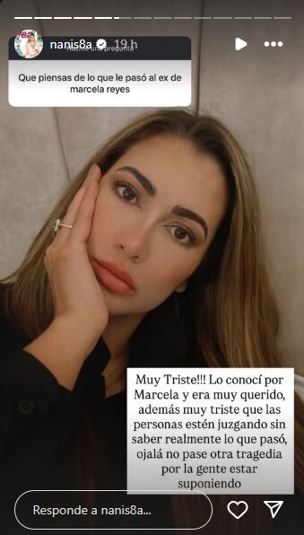 El pronunciamiento de Nanis Ochoa frente al fallecimiento de B King.