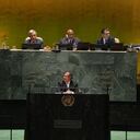 Gustavo Petro en la Asamblea General de la ONU. FOTO: Cortesía Presidencia