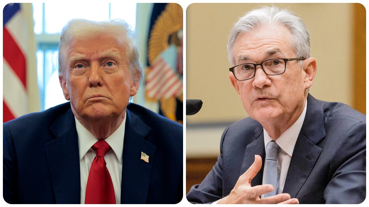 El presidente de EE.UU., Donald Trump, arremetió contra Jerome Powell, presidente de la Reserva Federal.