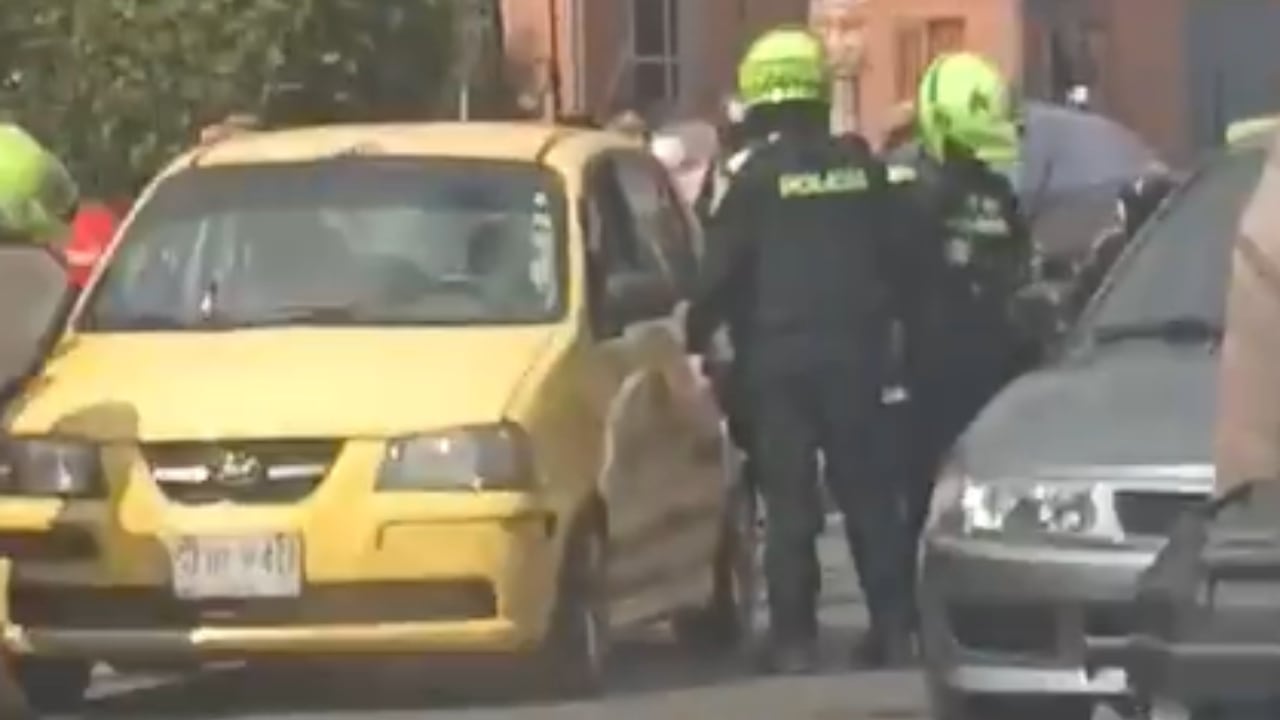 Este es el momento en el que las autoridades atienden el crimen.