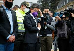 Homenaje que la Policía Nacional le realizó al patrullero Edwin Arnoldo Caro