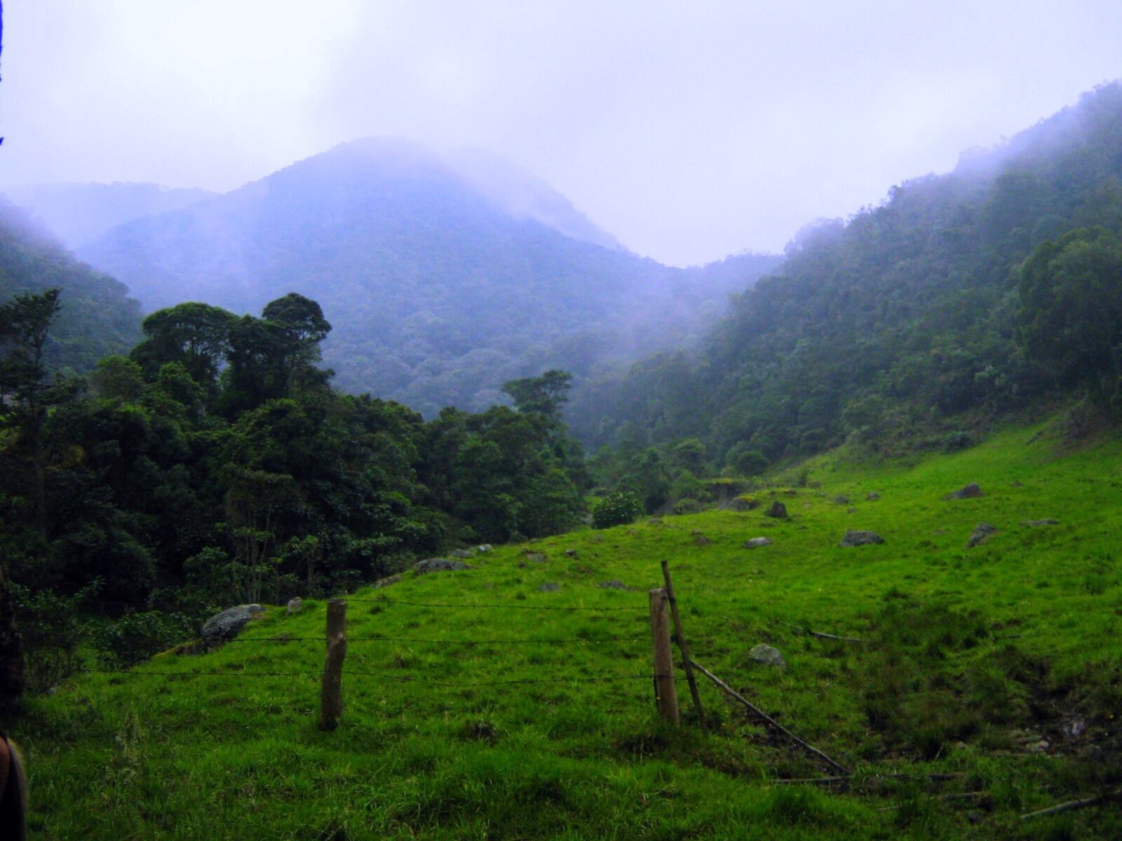 Montañas de la finca El Peñón 2, que en parte se convertirá en mina.