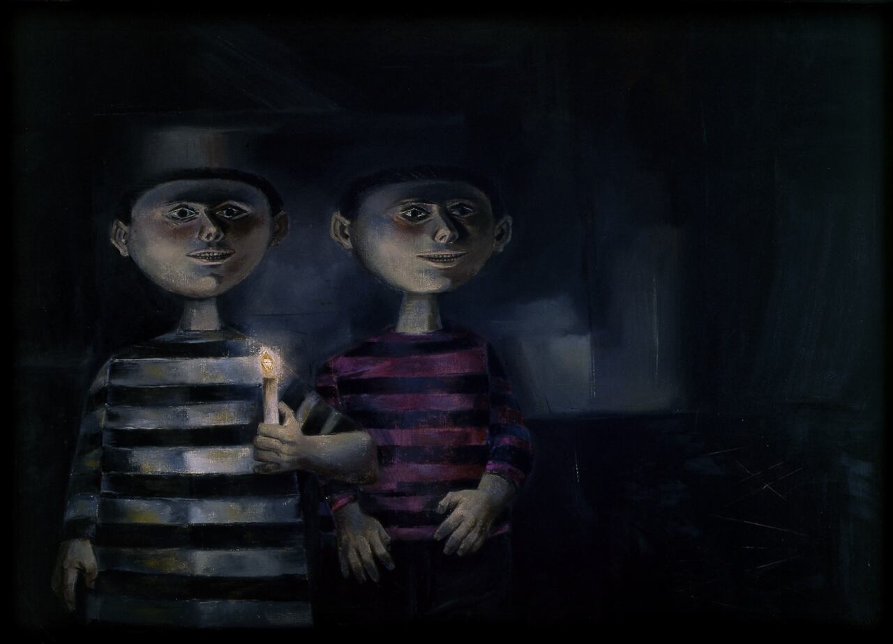 Enrique Grau "Niños en la Sombra" 1960. Cortesía del Museo Nacional