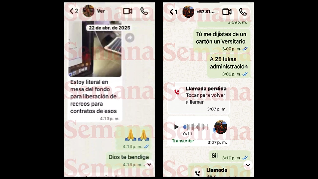 Conversación de WhatsApp entre Verónica Guerrero y un empresario