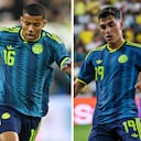 Matías Orozco (izq.), Juan Manuel Rengifo (centro) y Samuel Velásquez (der.), tres de los nuevos jóvenes que integran la Selección Colombia.