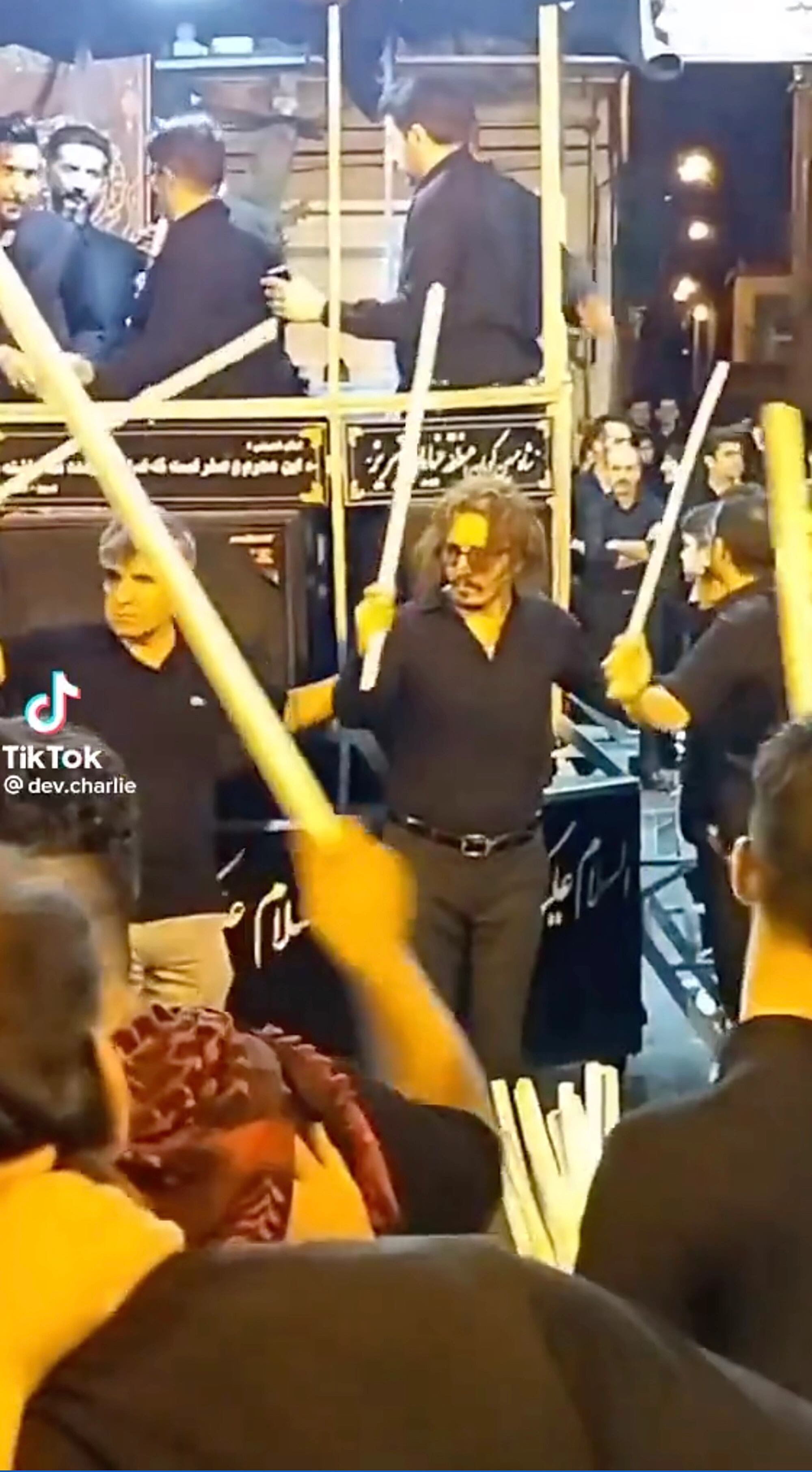 El doble de Johnny Depp.