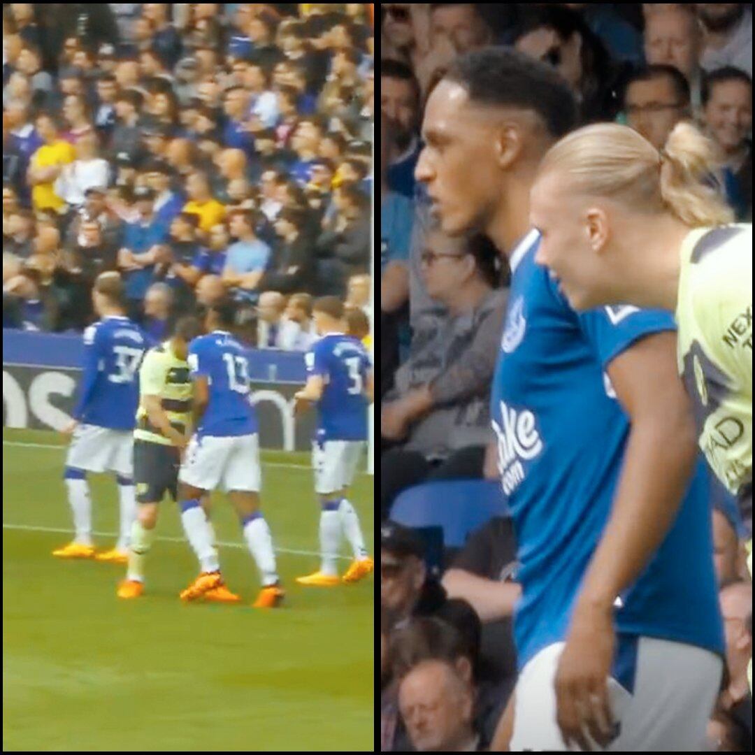 Yerry Mina recibió críticas por su mal actuar en el campo.