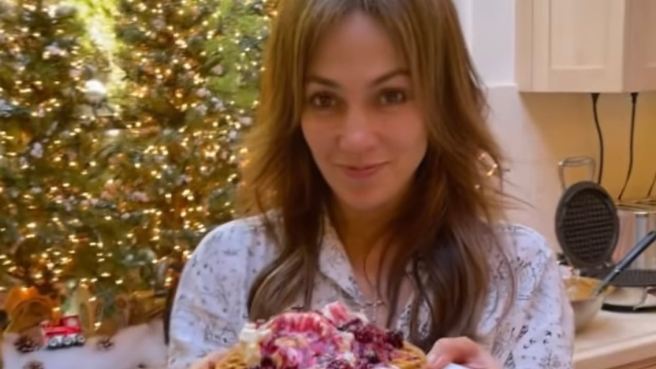 La celebración navideña de Jennifer López.