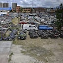 Los vehículos declarados en abandono generan congestión y contaminación en los patios de la ciudad.