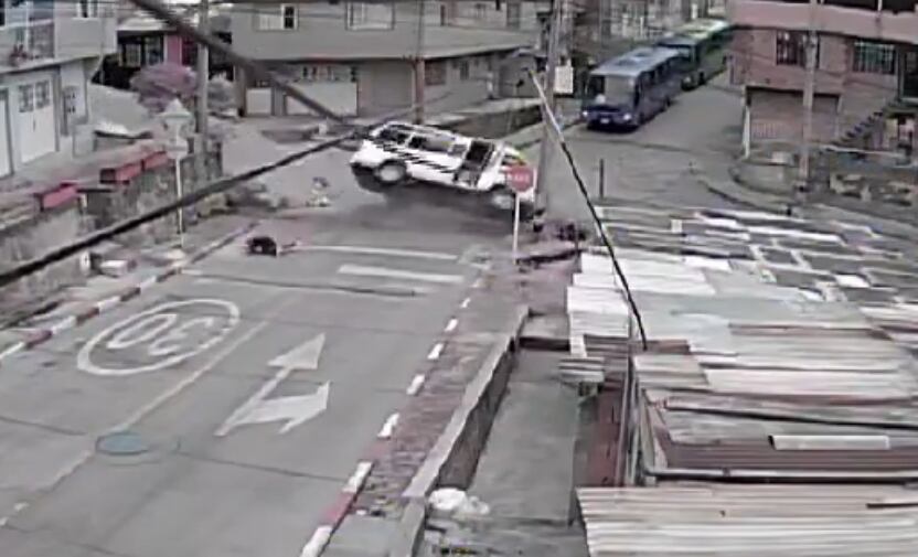 El accidente ocurrió en el barrio Perdomo de Ciudad Bolívar.