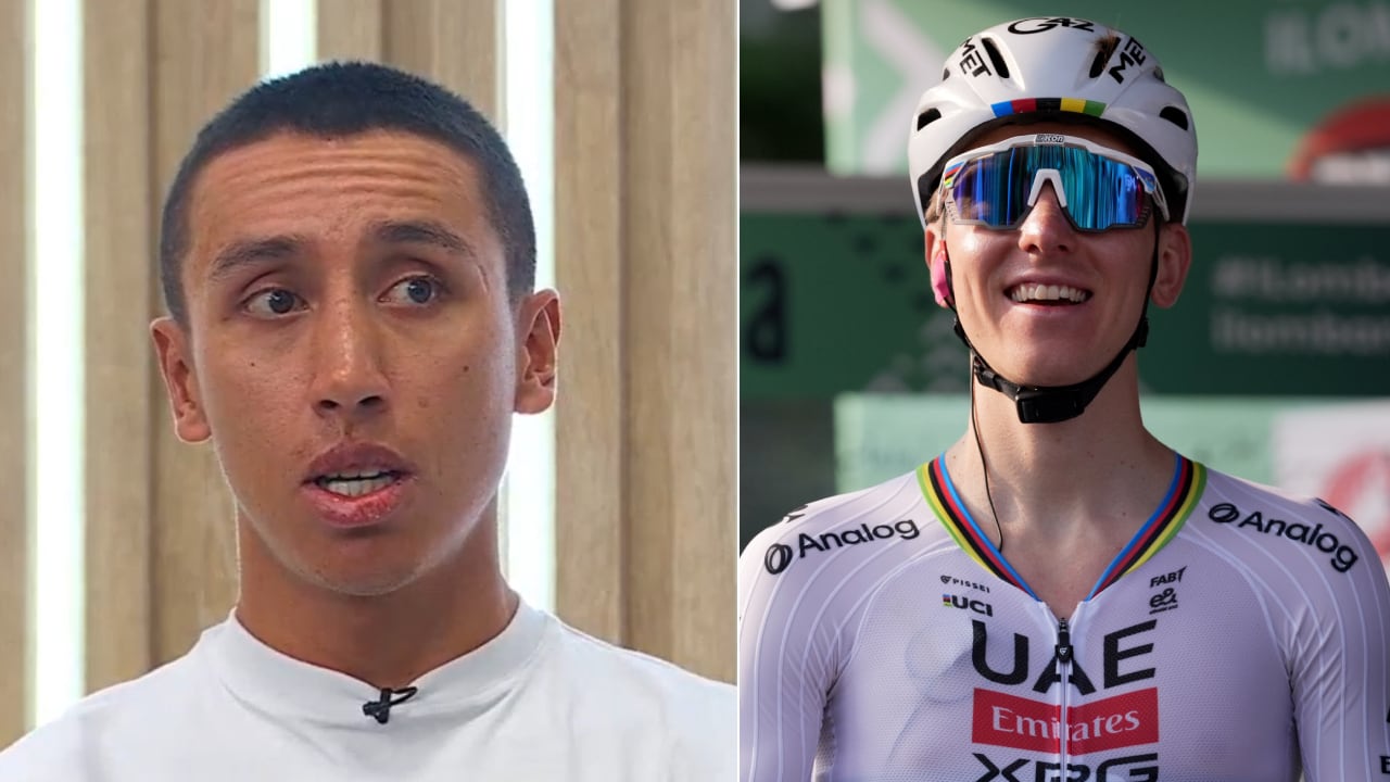 Egan Bernal contó lo que se siente enfrentarse a Tadej Pogacar