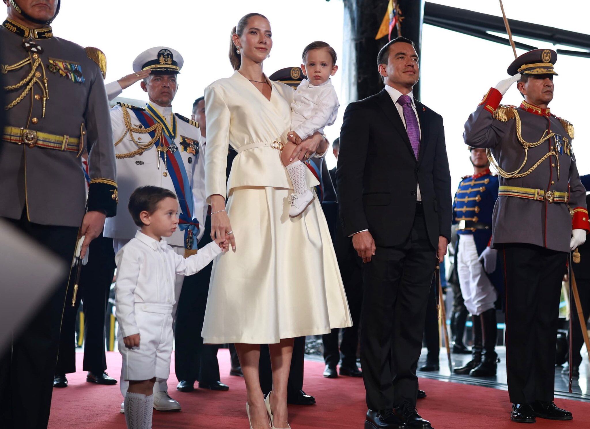 Posesión de Daniel Noboa como presidente de Ecuador