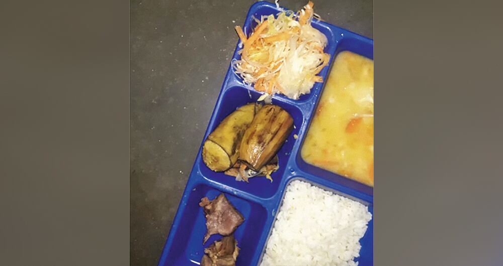 Comida en mal estado en la cárcel de El Pesebre.