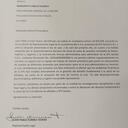 La carta que le envió Keralty, accionista de Sanitas, a la procuradora Cabello.