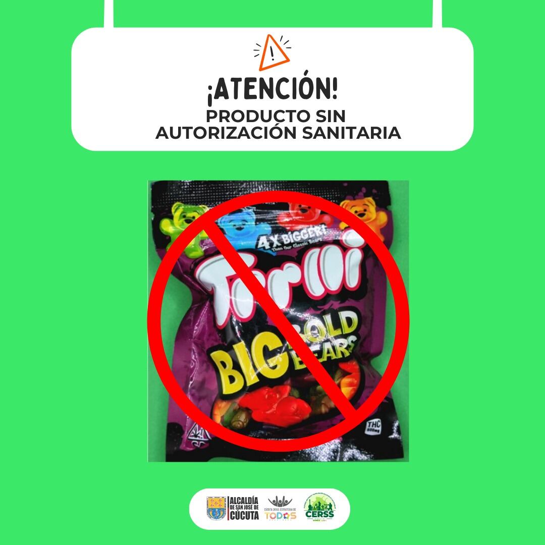 Estas son las gomitas que no se deben consumir.