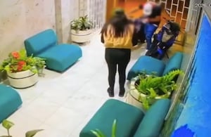Presunto ladrón en Bogotá.