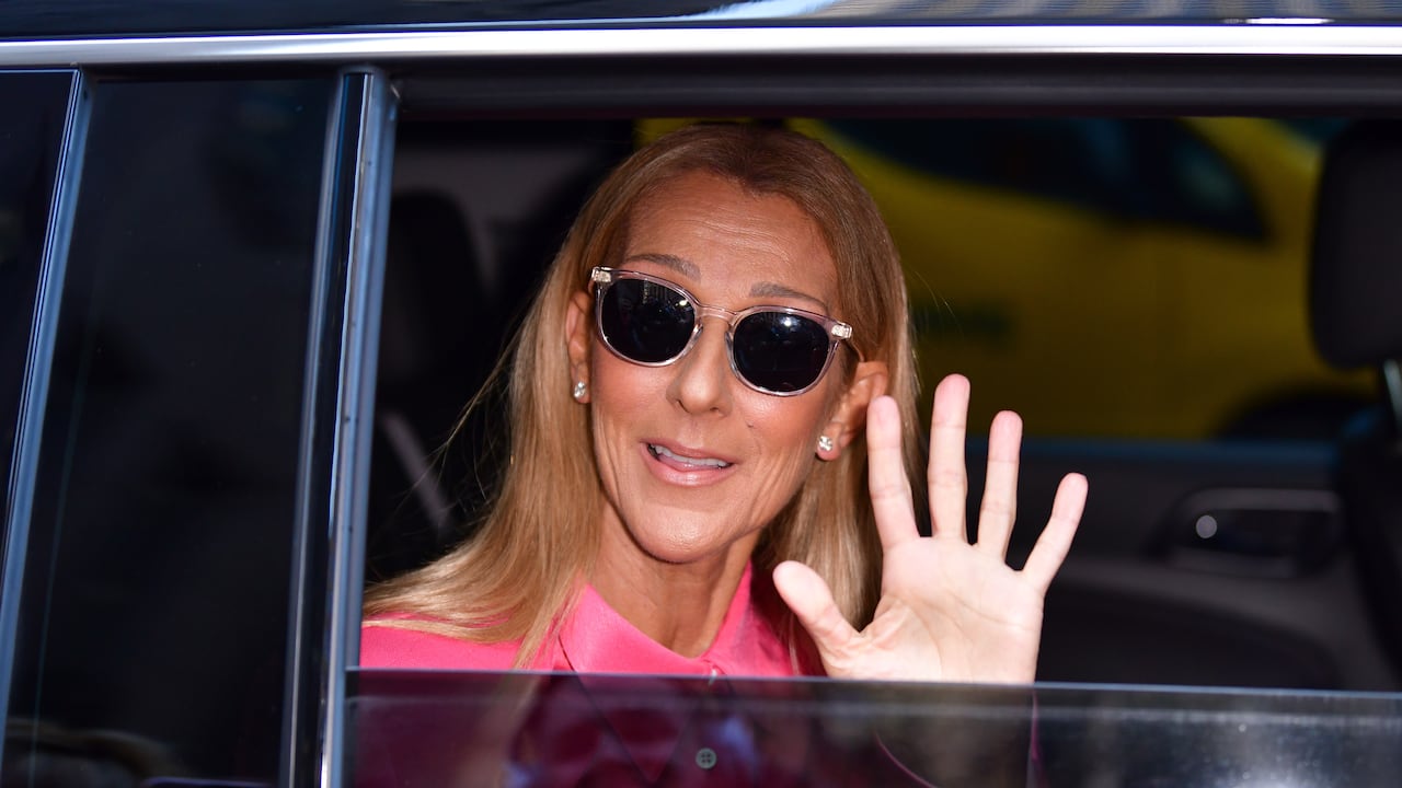 NEW YORK, NY - MARCH 07: Celine Dion seen on the streets of Lower Manhattan on March 7, 2020 in New York City. (Photo by James Devaney/GC Images)