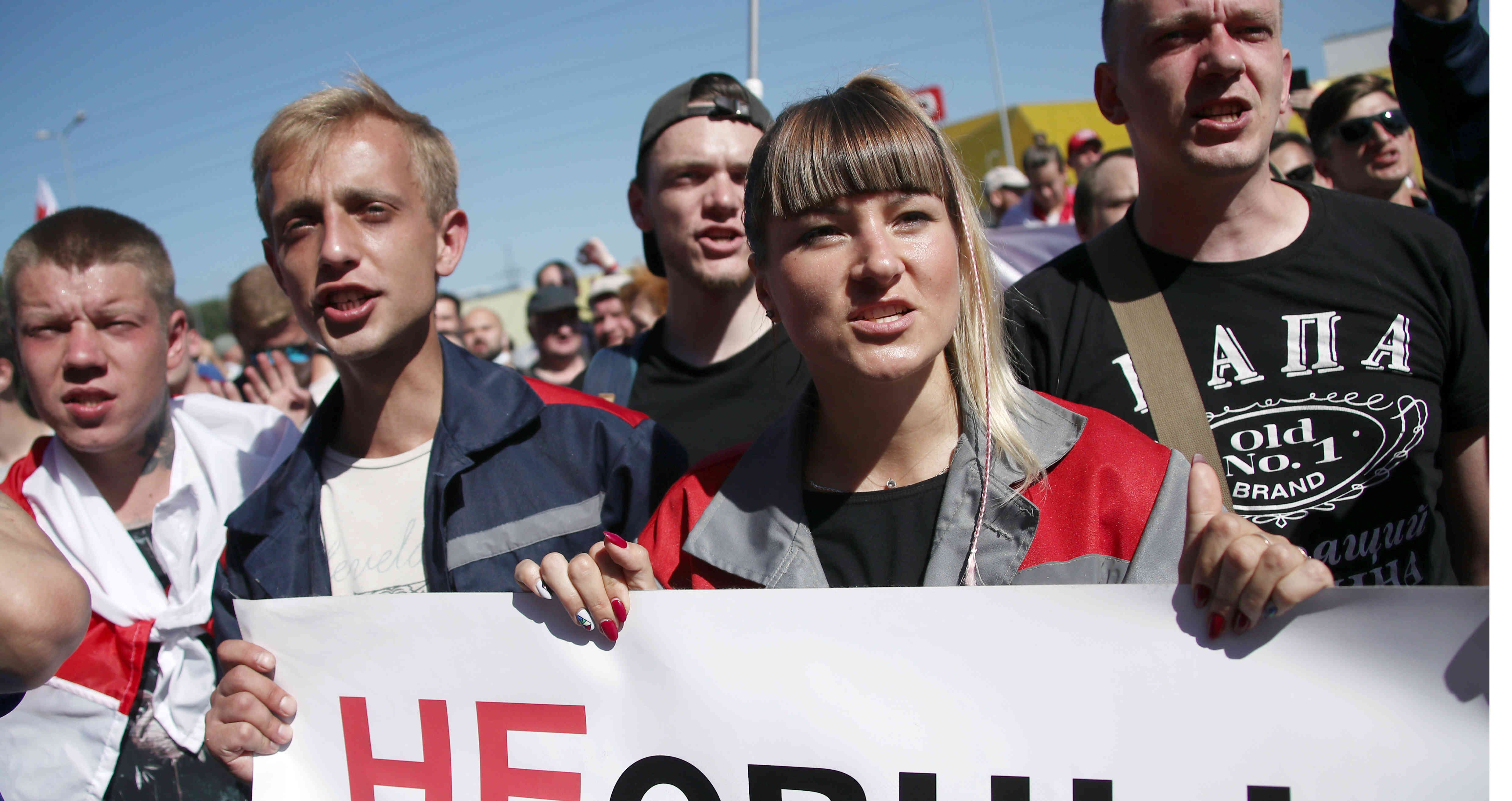 La oposición de Lukashenko en Bielorrusia también están entre los más opcionados a conseguir el Premio Nobel de la Paz. Foto: Getty