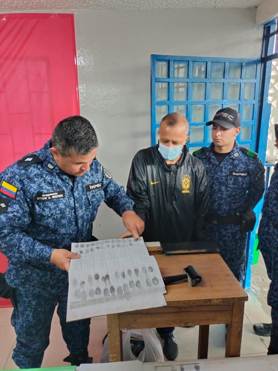 John Fahin Salguero, preso de La Picota que se fugó en una cita médica, regresó arrepentido a la cárcel