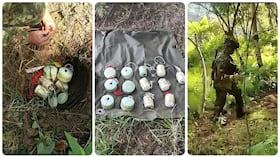 Trece minas antipersonal pertenecientes al ELN fueron destruidas en Toledo, Norte de Santander.