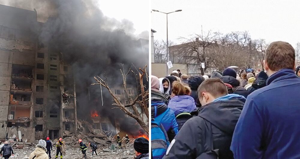 El ansia de democracia y libertad unida a un patriotismo que la brutal agresión ha aflorado como nunca antes son el as bajo la manga de los ucranianos. 