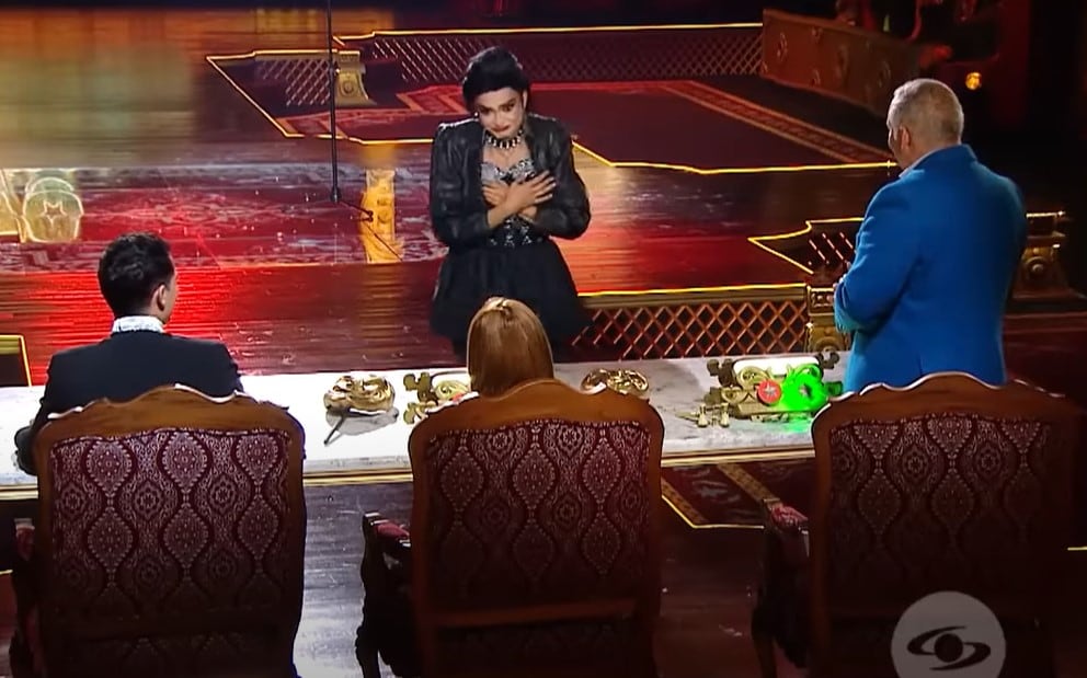 Un hombre imitó a la cantante mexicana Alejandra Guzmán en Yo me llamo