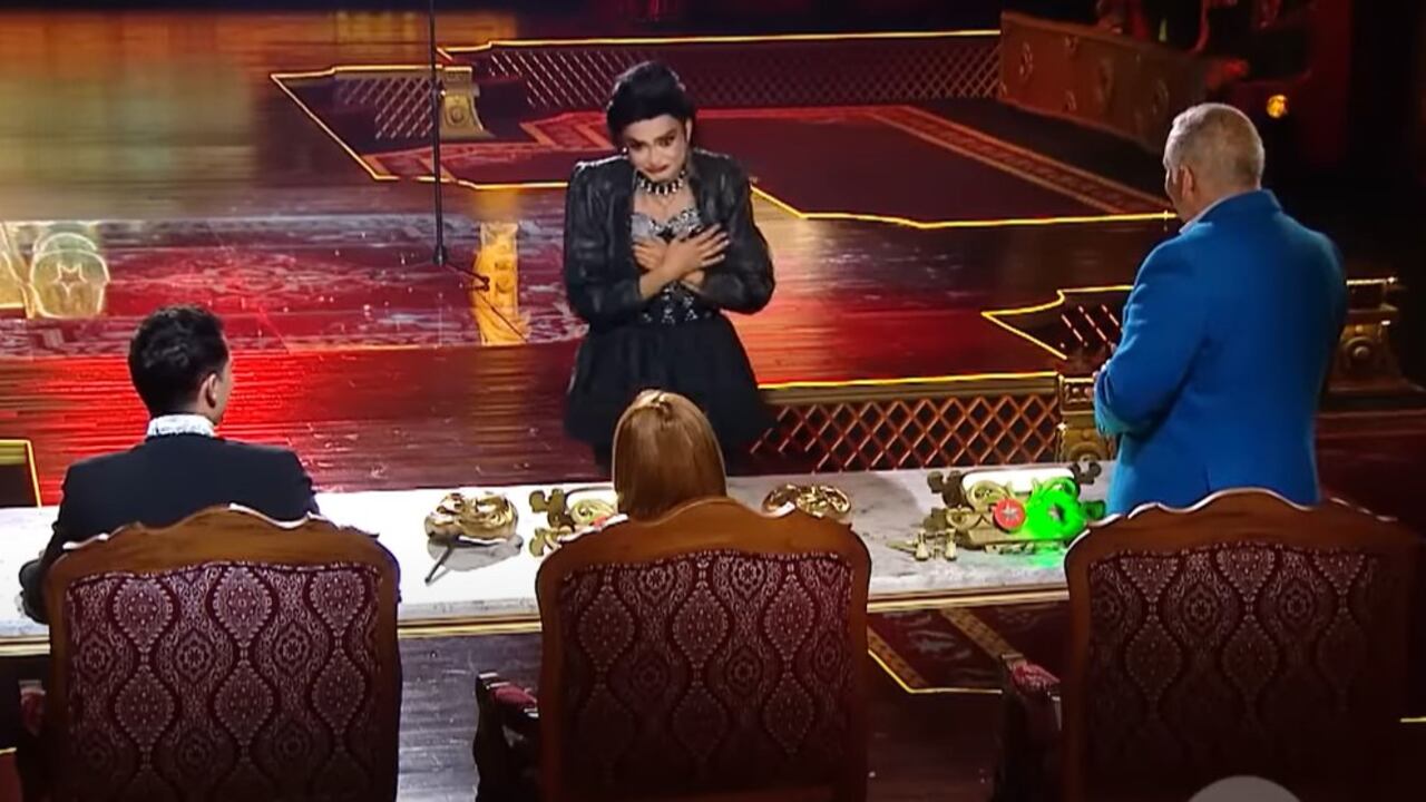 Un hombre imitó a la cantante mexicana Alejandra Guzmán en el programa Yo me llamo.