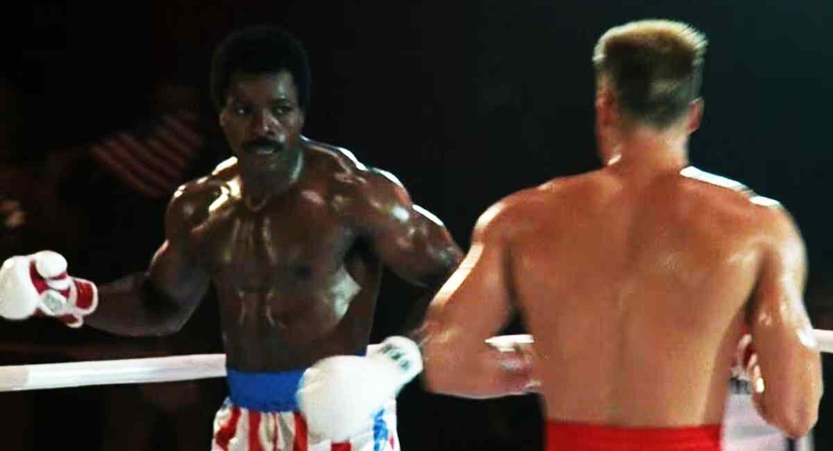 Apollo Creed vs Ivan Drago en Rocky IV