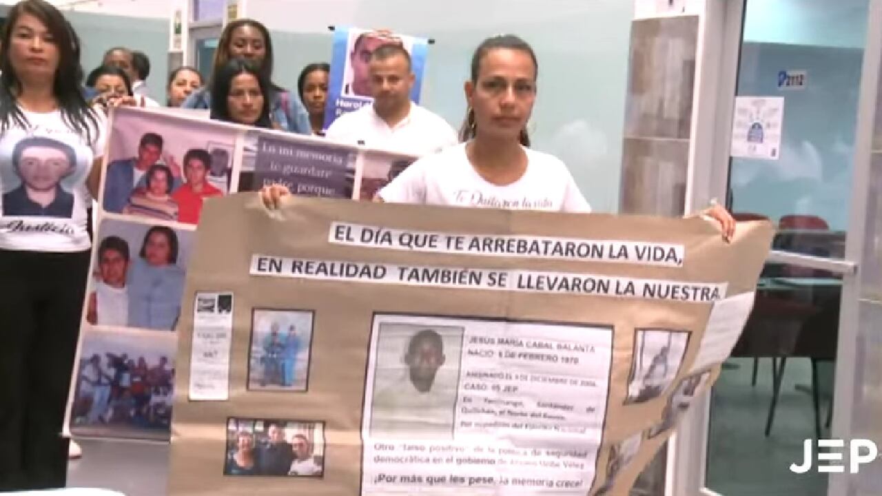 Víctimas de falsos positivos en el Valle.