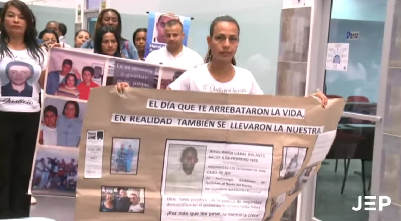 Víctimas de falsos positivos en el Valle.