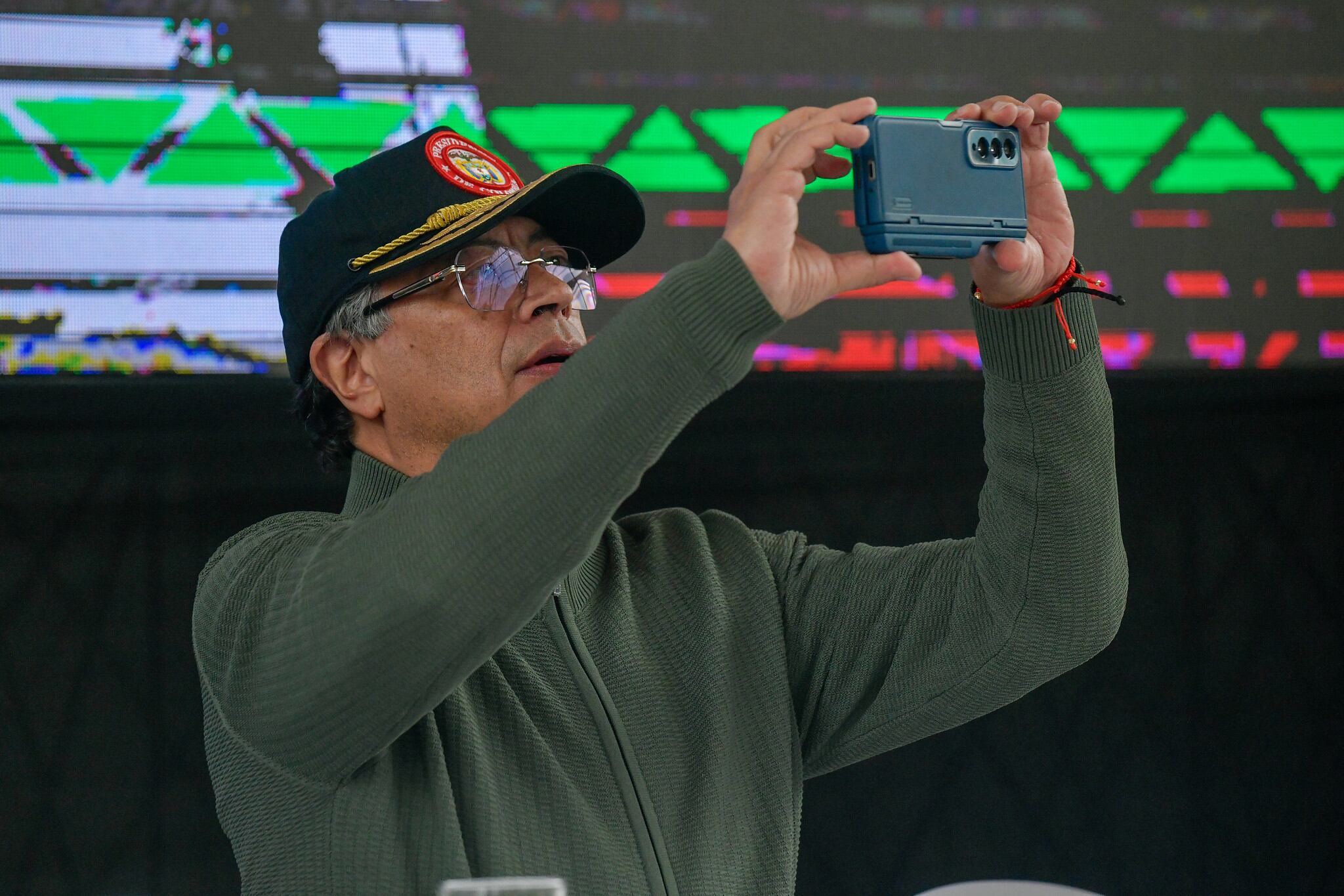 El presidente, Gustavo Petro, el 5 de abril de 2025 en Pasto
Fotografía: Andrea Puentes - Presidencia de la República