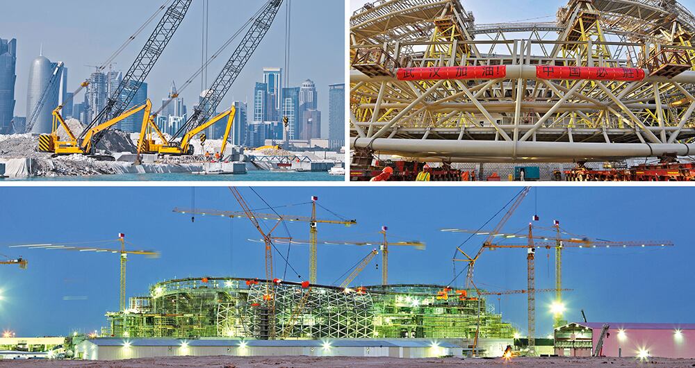   Si bien no hay cifras exactas, se sabe que miles de obreros extranjeros perdieron la vida en la construcción de estadios.