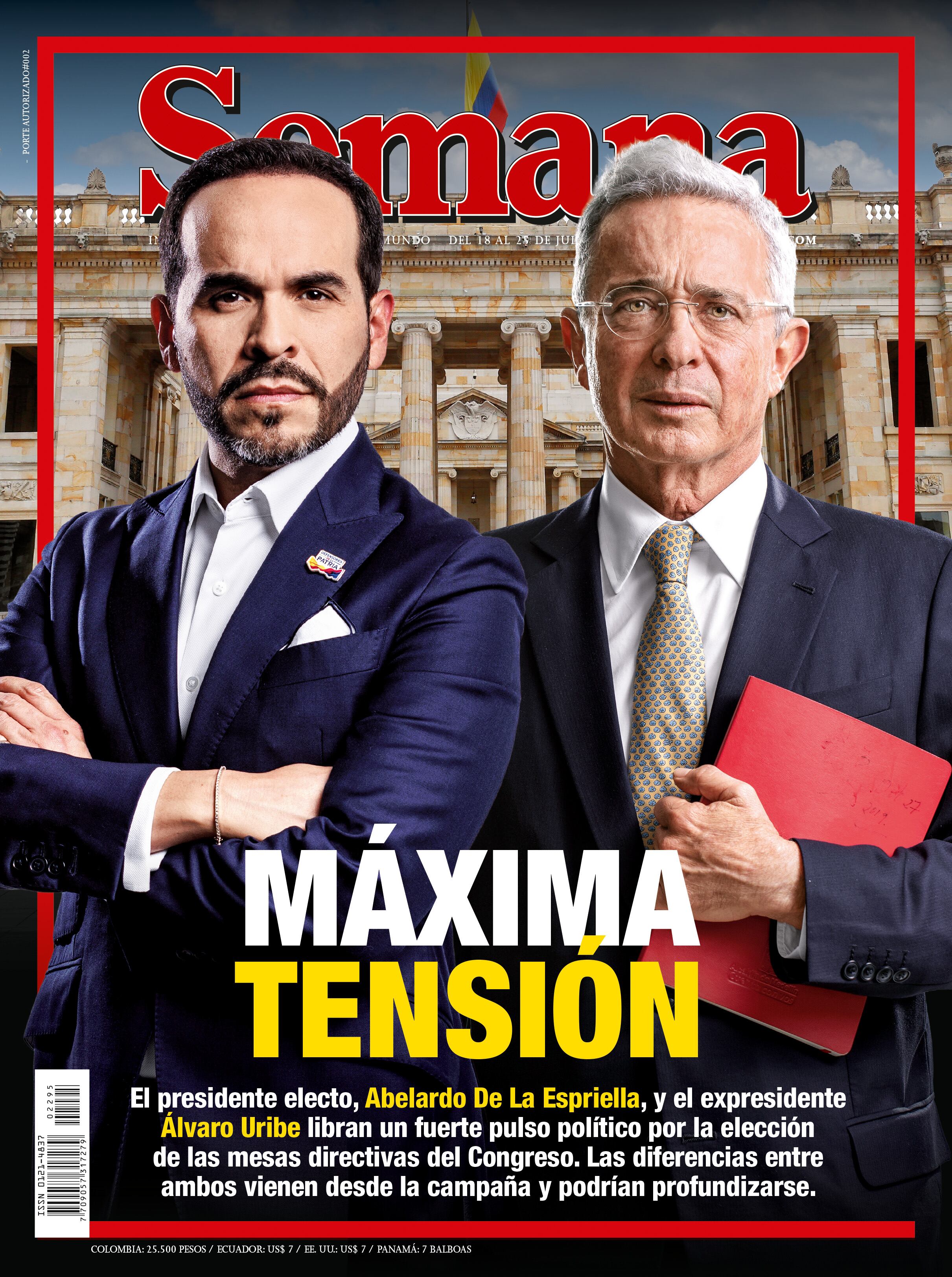 Abelardo De La Espriella y Álvaro Uribe. 