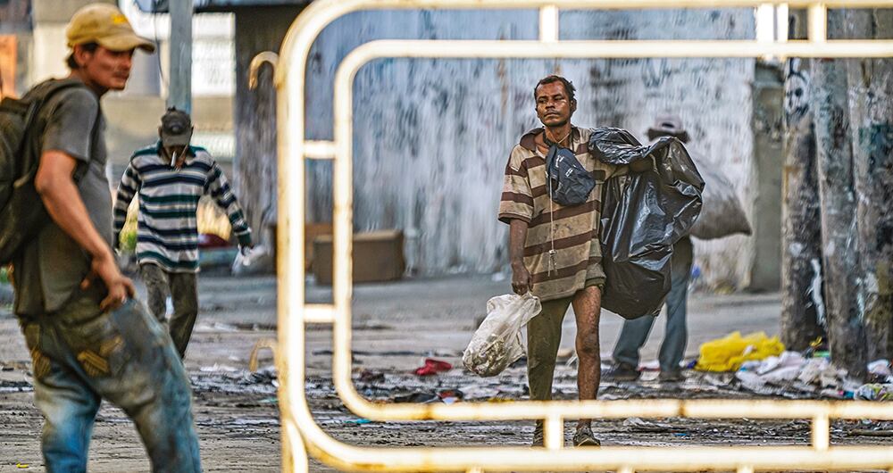 La degradación humana producto del consumo de la droga es muy alta y no distingue clases. 