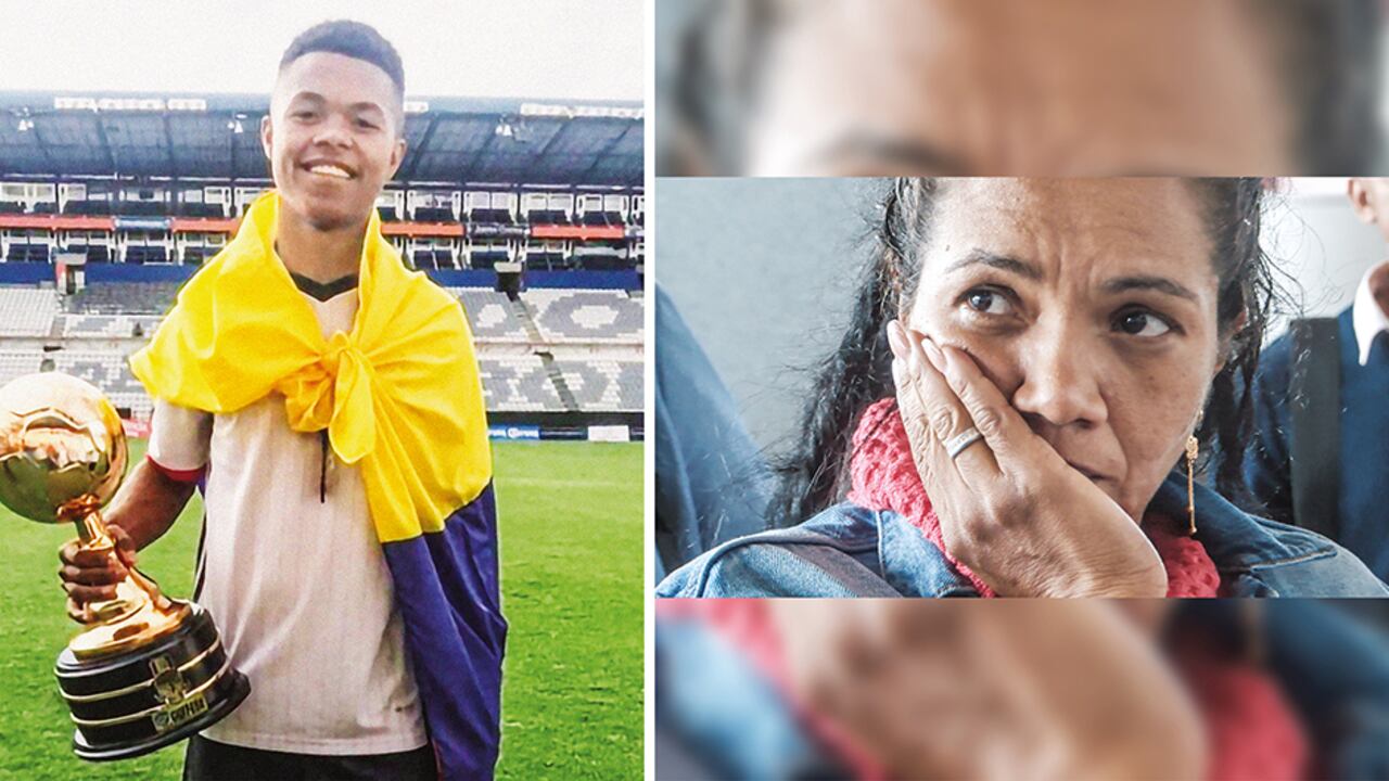 Jackeline Salas, madre del futbolista, viajó desde el departamento del Meta hasta México para acompañar a su hijo, quien está luchando por sobrevivir. Como no tenía pasaporte, tuvo que pagar 40.000 pesos para conseguir una cita.