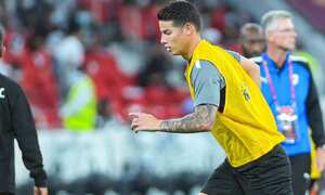 James Rodríguez es titular con el Al-Rayyan en la final de la Copa del Emir