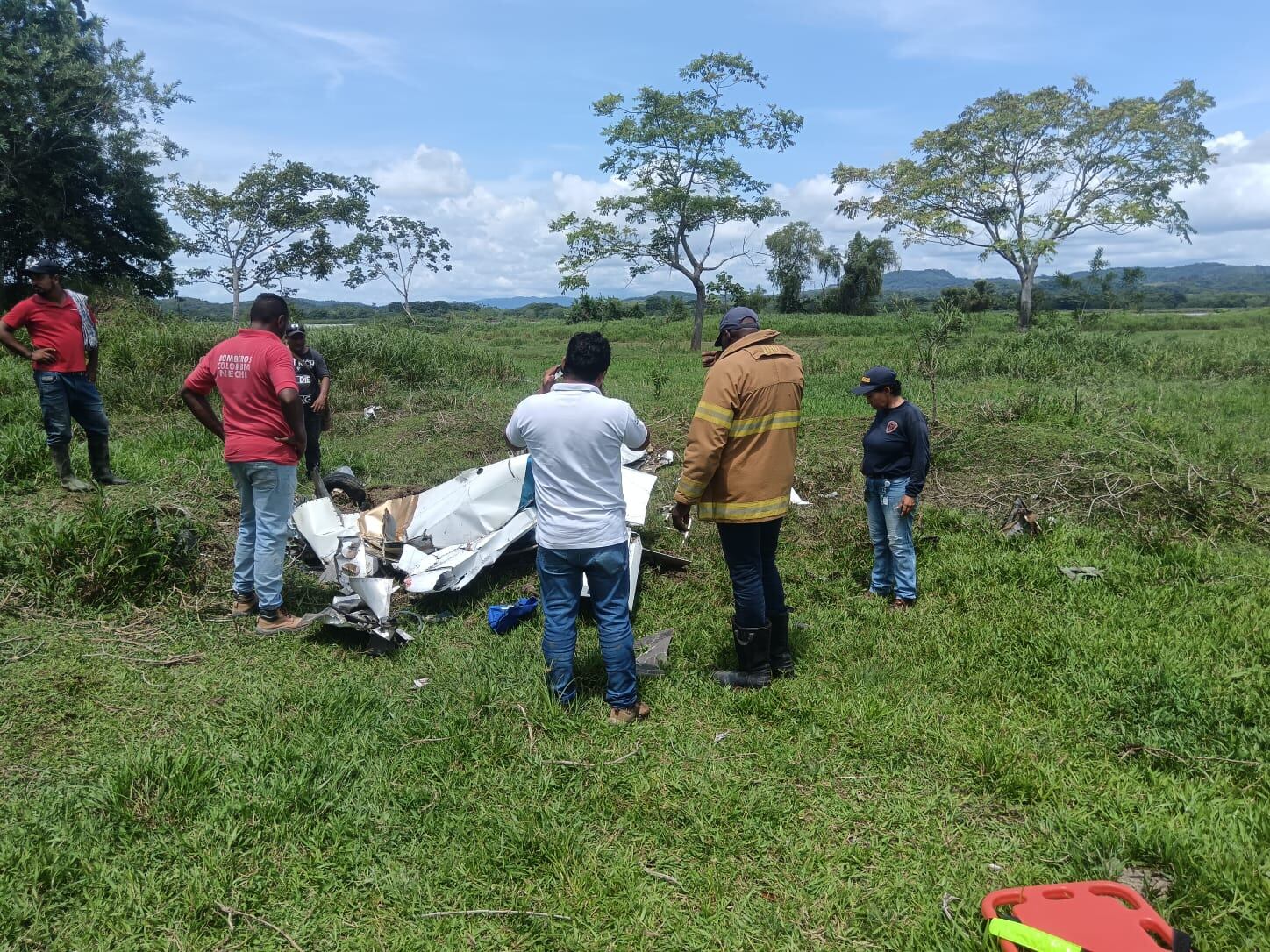 Avión ultraliviano se estrelló en Nechí, Antioquia.