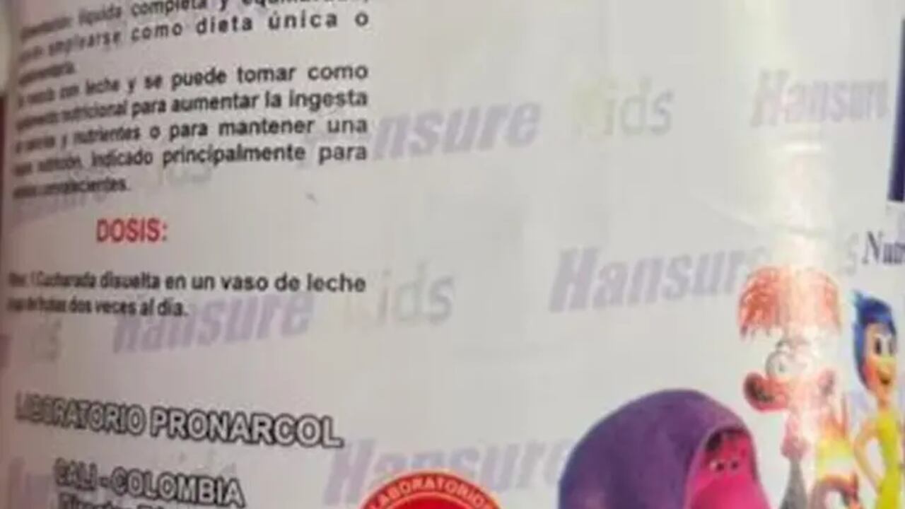 Invima ordena el retiro del producto infantil Hansure Kids por registro falso