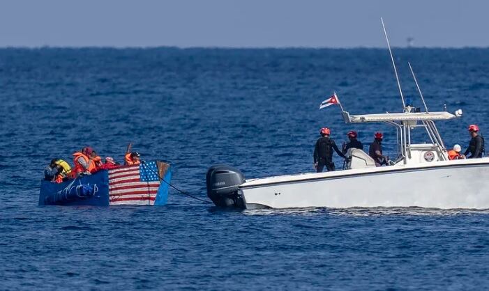 Estados Unidos decidió suspender la búsqueda de los migrantes cubanos desaparecidos. Foto: AP.