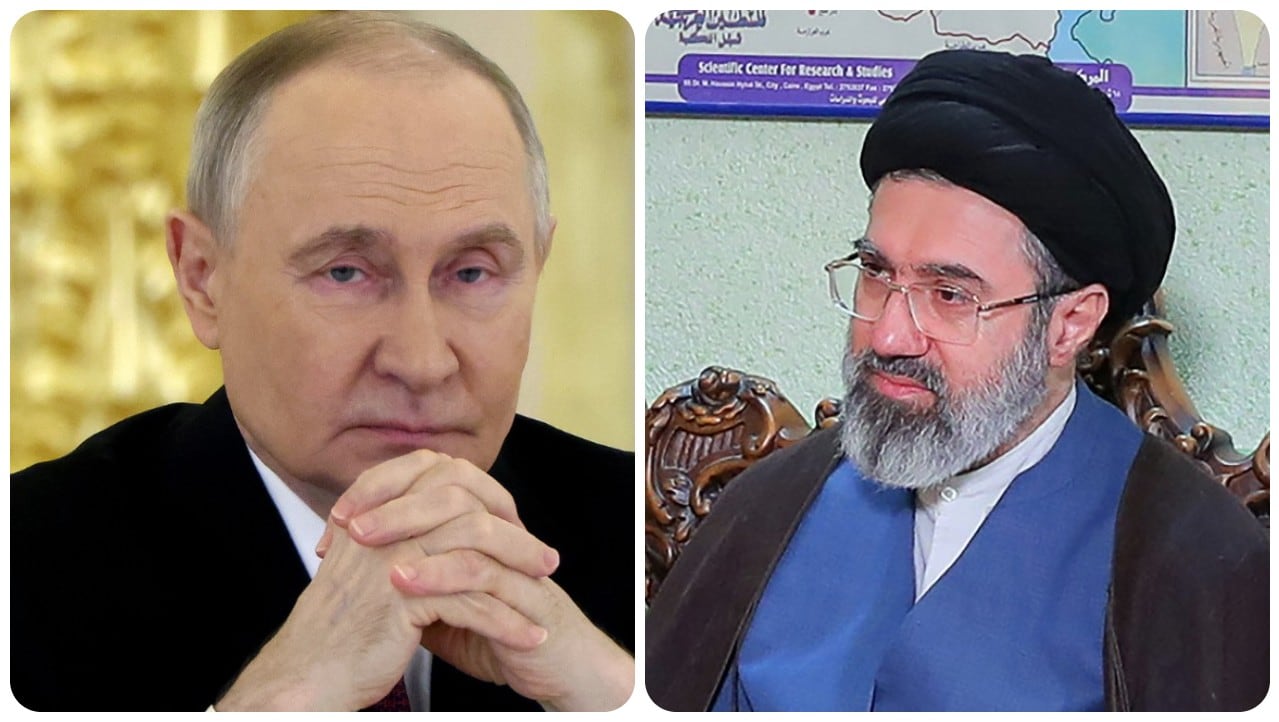 Vladimir Putin y Mojtaba Jamenei