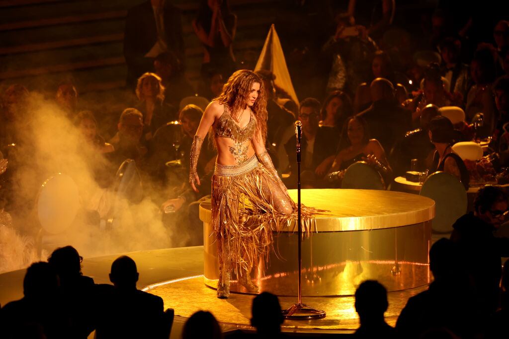 Presentación de Shakira en los Premios Grammy 2025