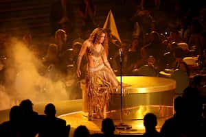 Presentación de Shakira en los Premios Grammy 2025