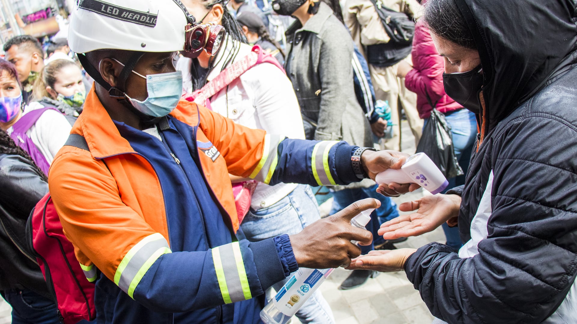 Un promedio de 4.200 clientes por hora visitan el centro comercial GranSan en Bogotá.