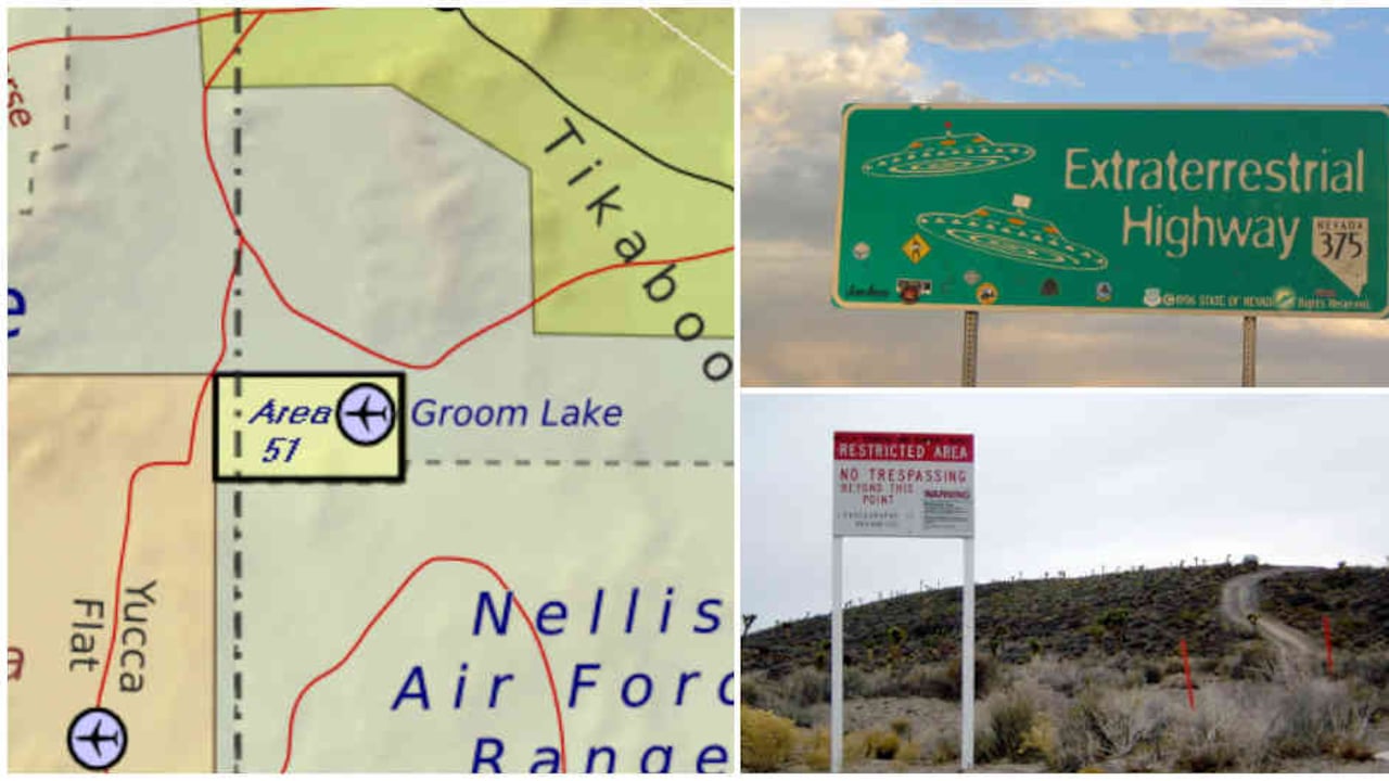 El Área 51 está ubicada en Nevada.