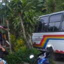 Zona donde fue asesinado un conductor de servicio público en Santa Bárbara, Antioquia.