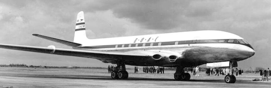 Modelo Havylland Comet G-ALYP, uno de los accidentados.