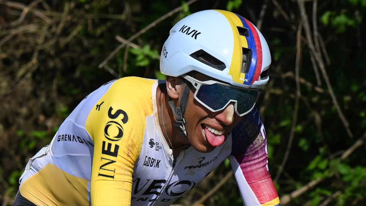 Egan Bernal en el Giro de Italia 2025.