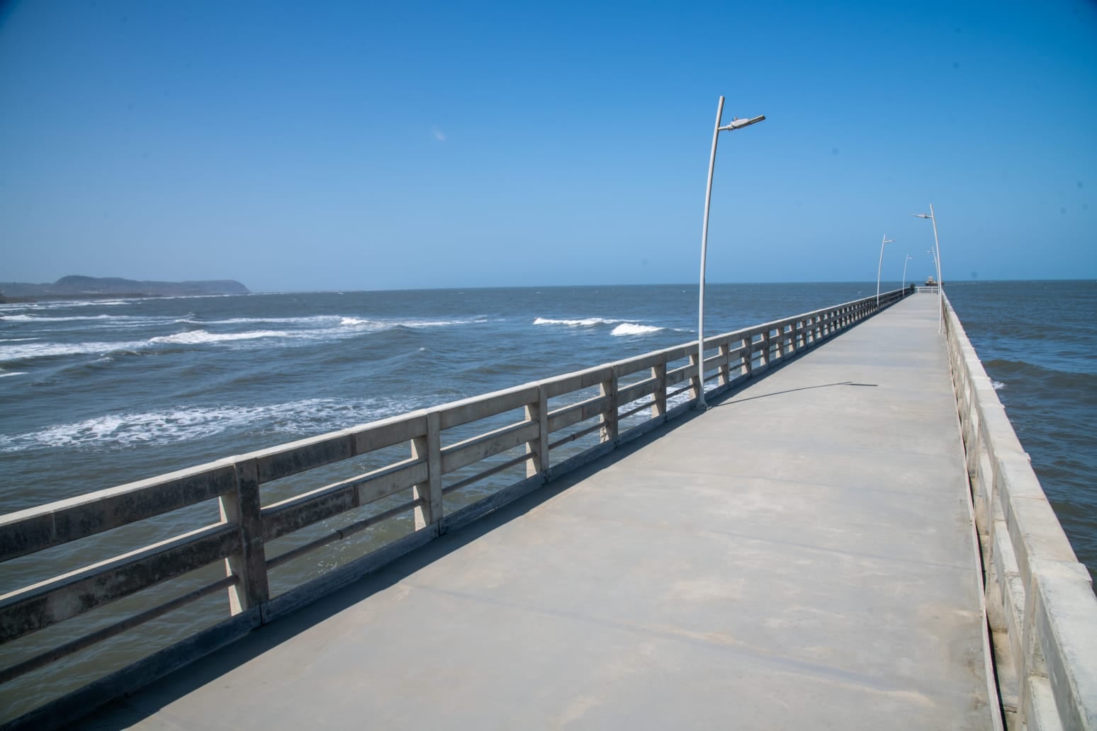 Muelle de Puerto Colombia en Barranquilla.